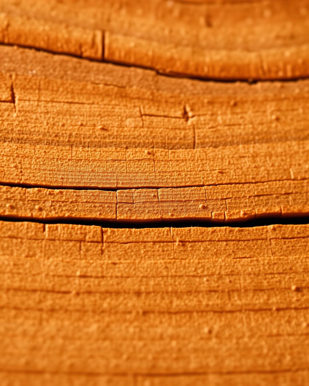 Macro detail of Indonesian mindi wood grain